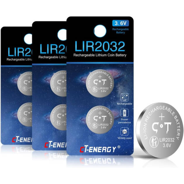 CT-ENERGY LIR2032 Rechargeable Batteries_01