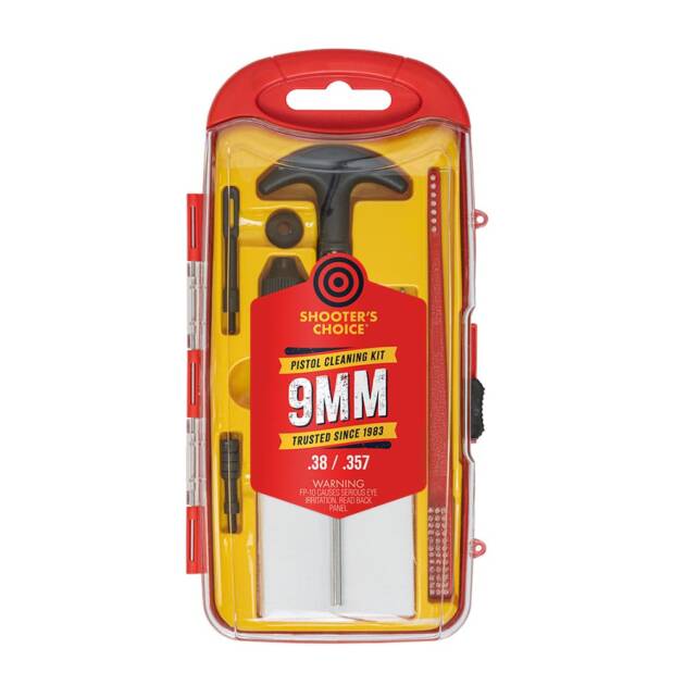 Shooter's Choice 9mm/.38 Cal - ատրճանակի մաքրման հավաքածու
